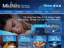 Tablet Screenshot of midnitesleep.com